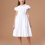 Vestido Bordado Infantil Clara Branco