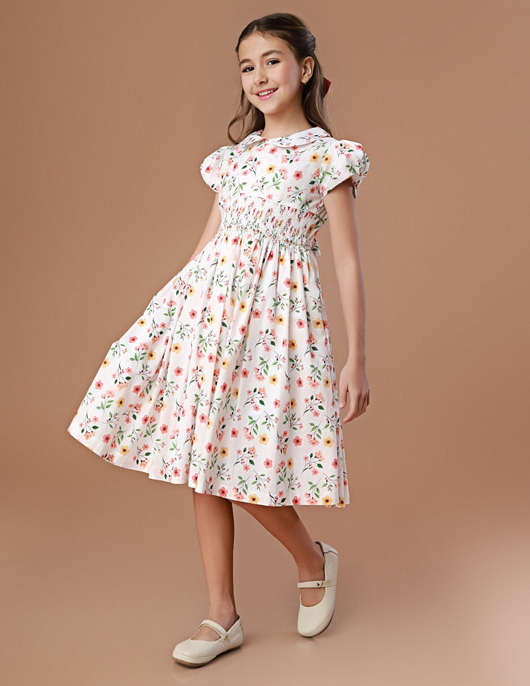 Vestido Bordado Infantil Clara Provence Branco