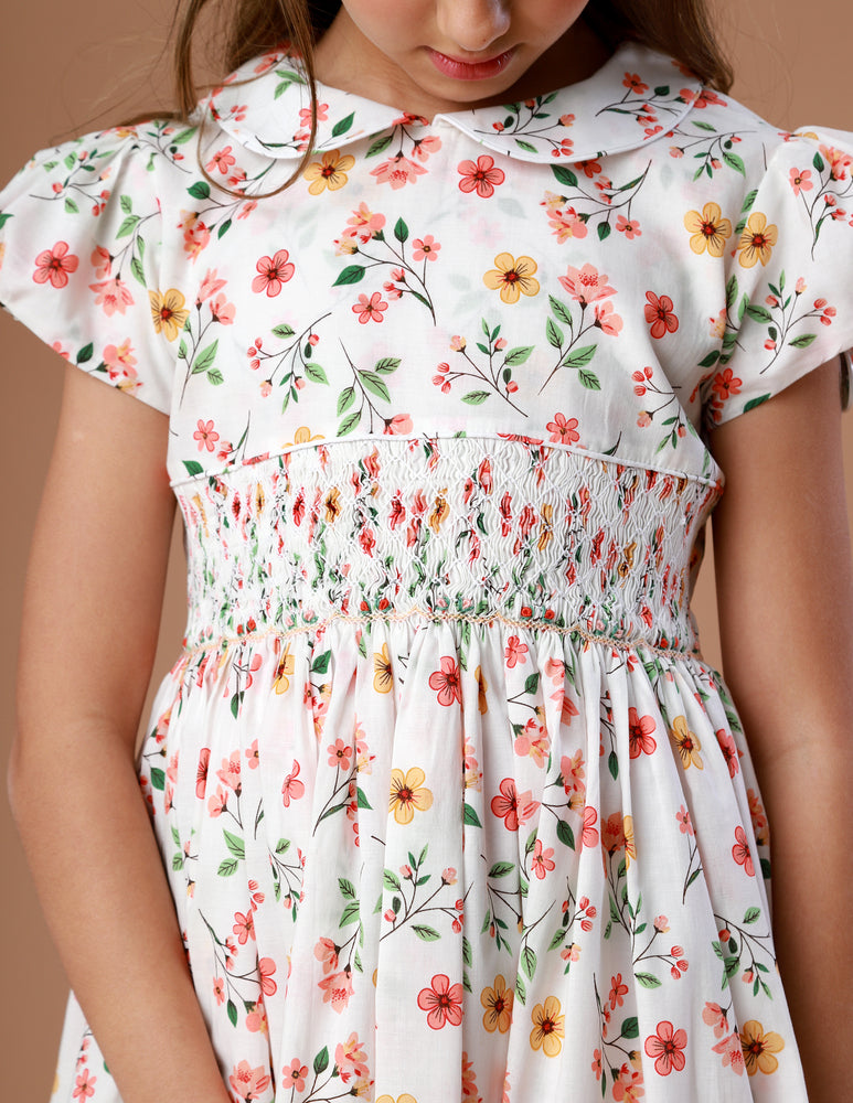 Vestido Bordado Infantil Clara Provence Branco