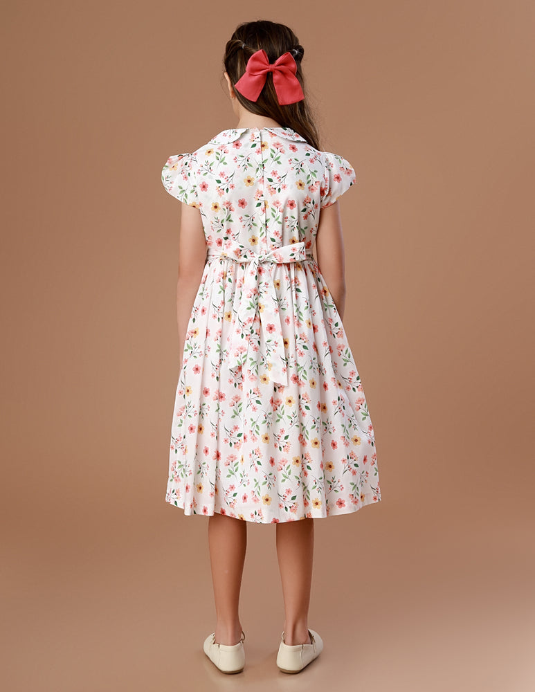Vestido Bordado Infantil Clara Provence Branco