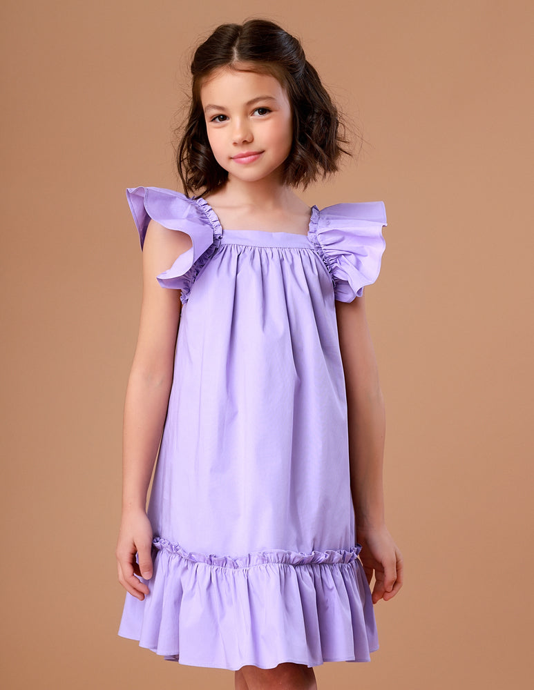 Vestido Infantil Bolonha Lilás