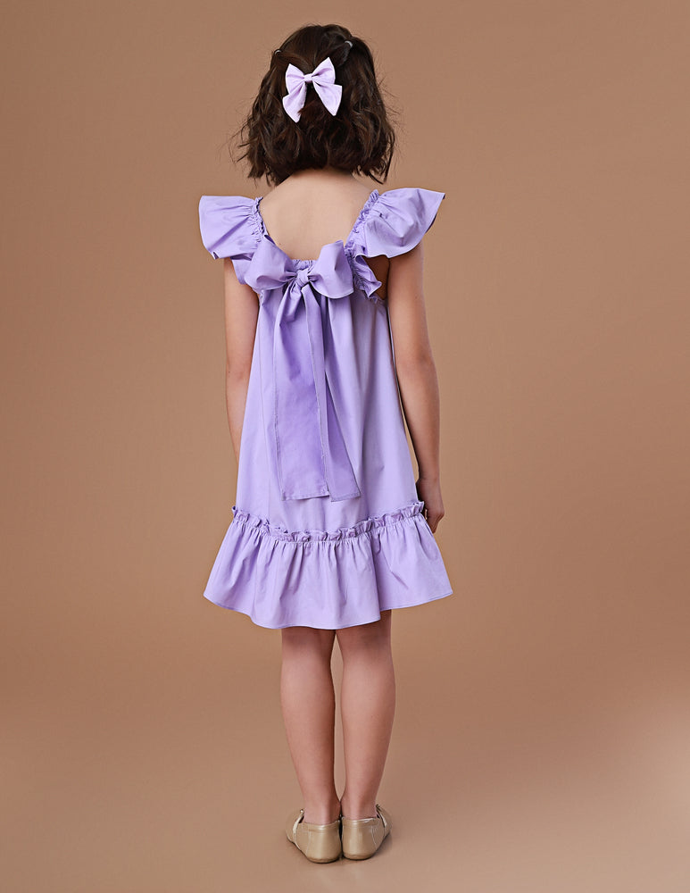 Vestido Infantil Bolonha Lilás
