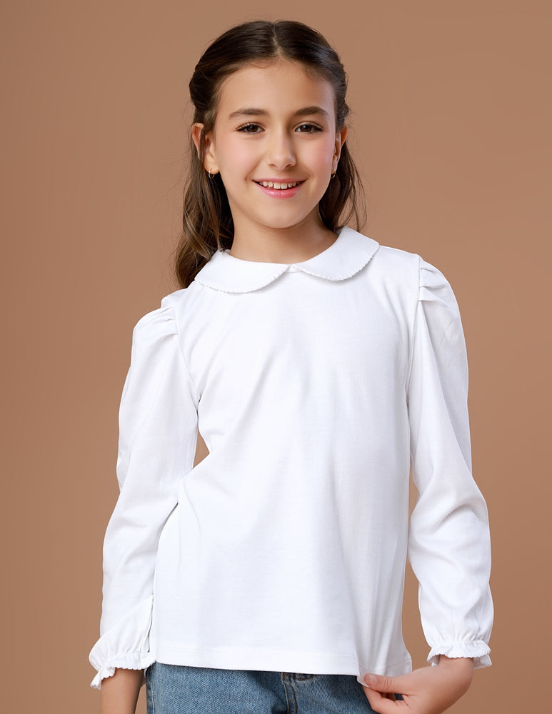 Camiseta Manga Longa Feminina Sweetie Branca