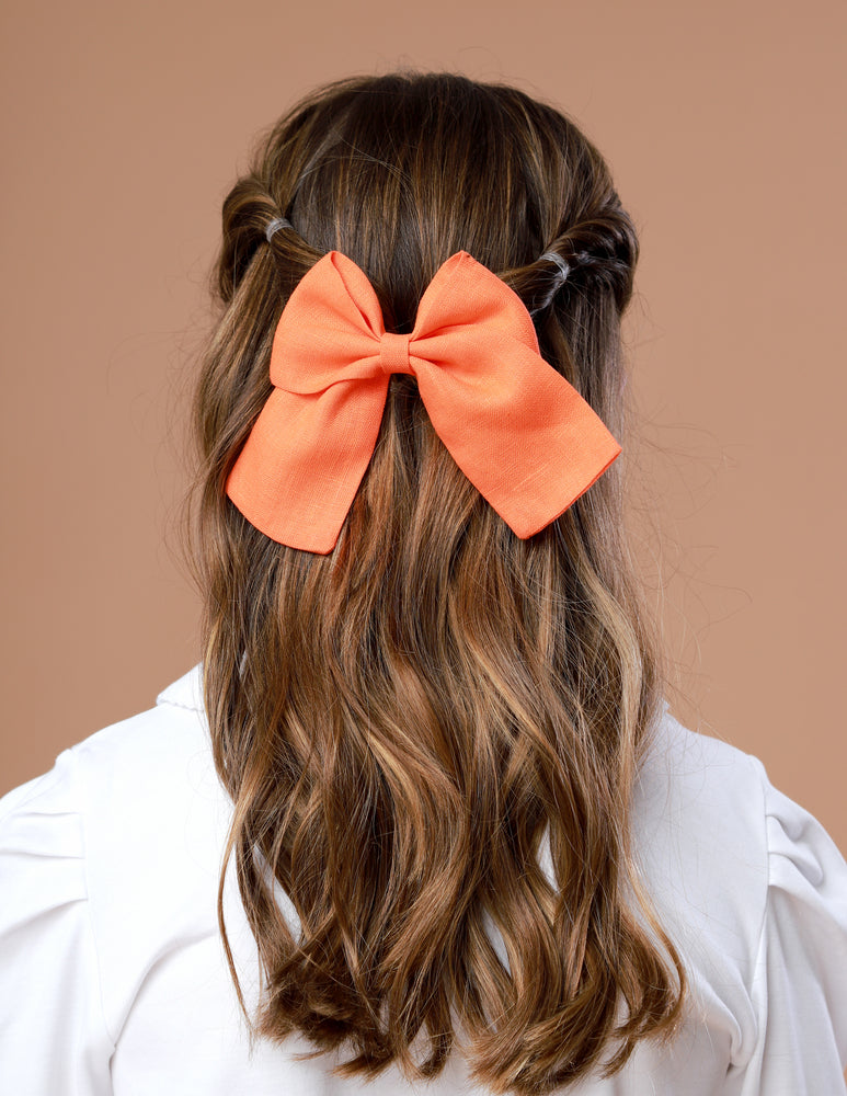 Laço Linho G Laranja