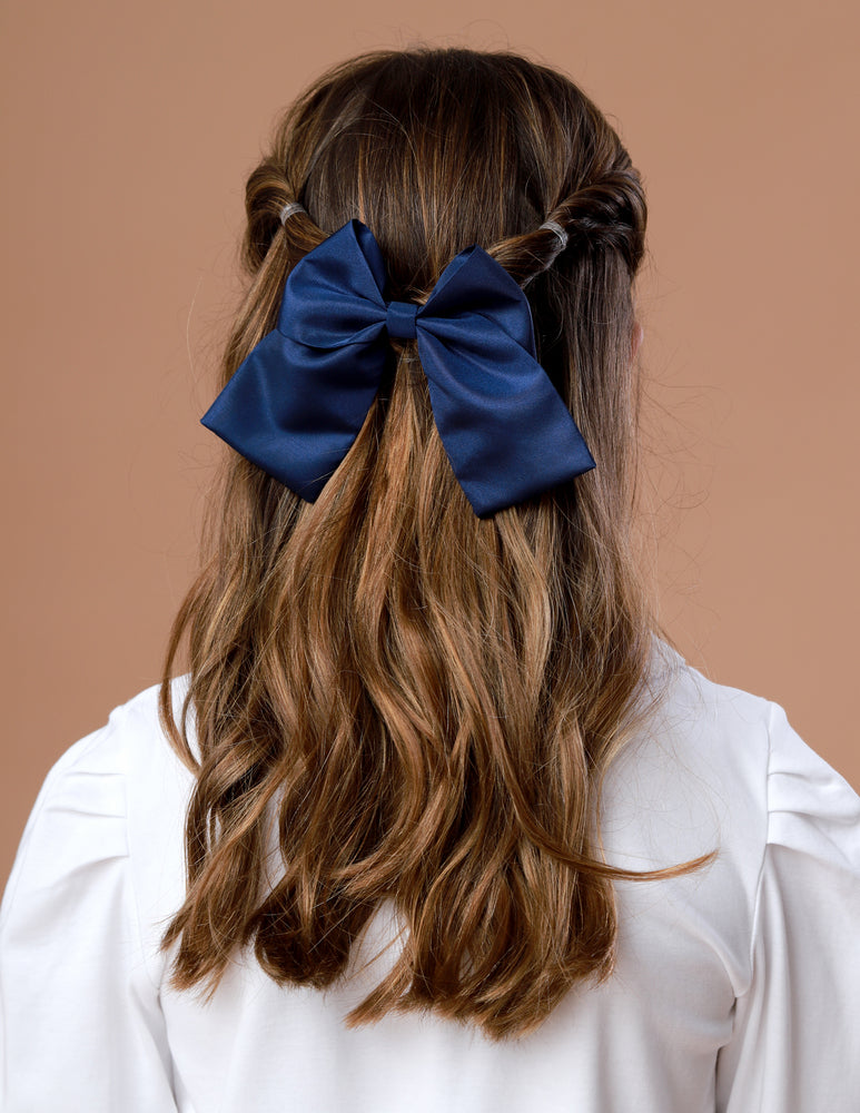 Laço Tafetá G Azul Marinho