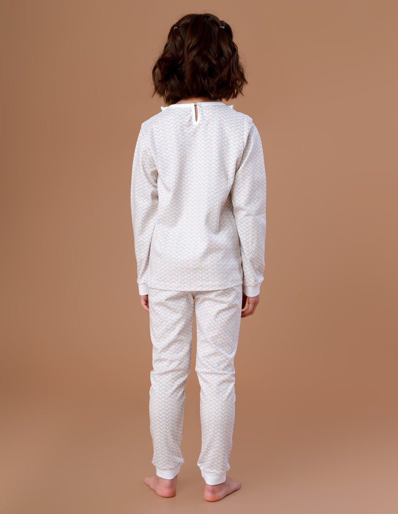 Pijama Menina Camisa e Calça ML Arco-íris