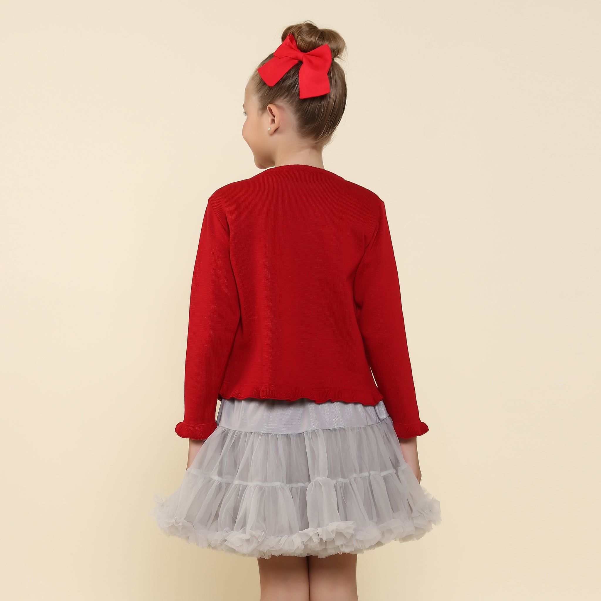 Saia Tutu Infantil Cinza