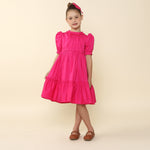 Vestido Infantil Lírio Pink