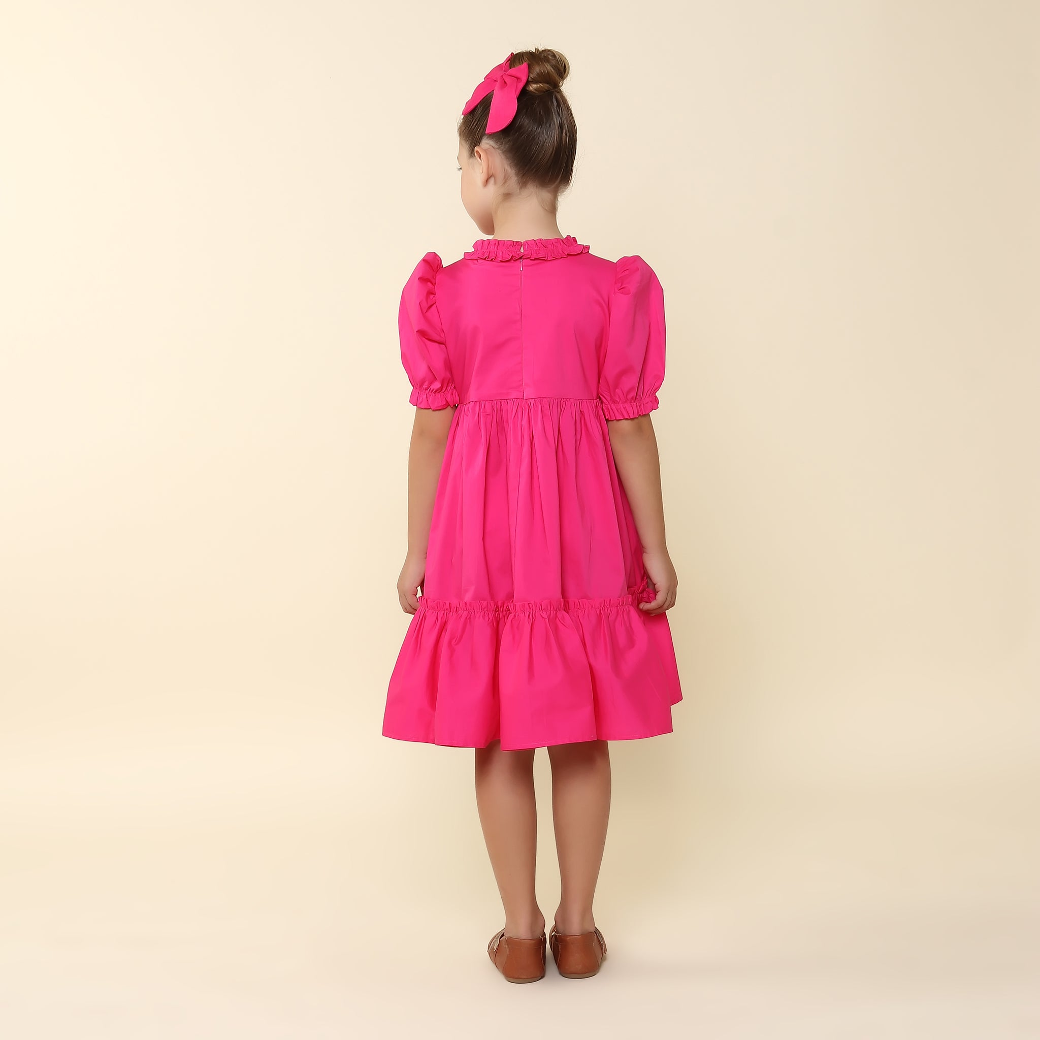 Vestido Infantil Lírio Pink