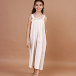 Macacão Infantil Cassis Florzinha Off White