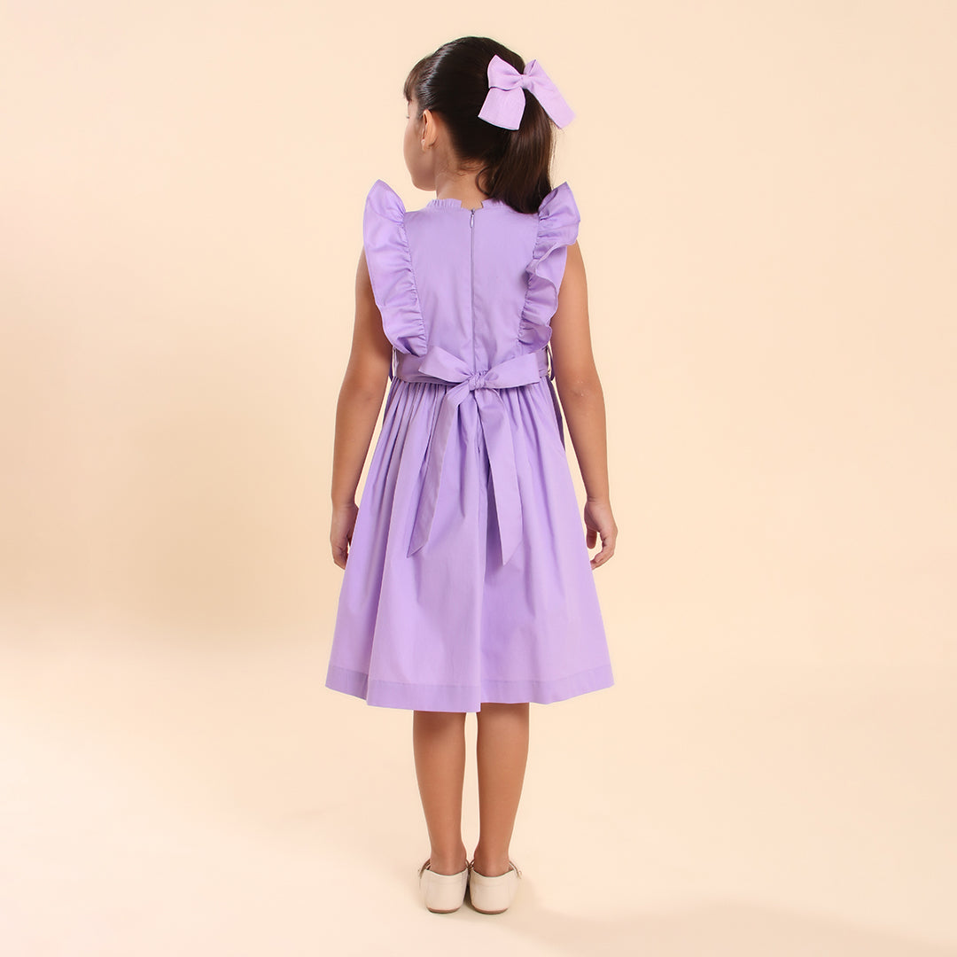 Vestido Infantil Aimée Lilás