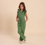 Macacão Infantil Antonella Verde Oliva