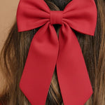 Laço Linho Pontas Longas Vermelho Natal