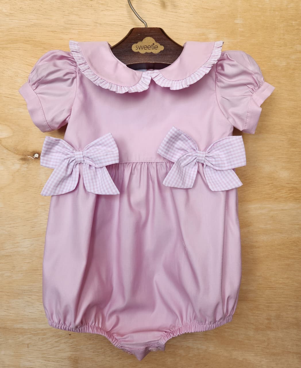 Pimpão Bebê Menina Lacinho Rosa