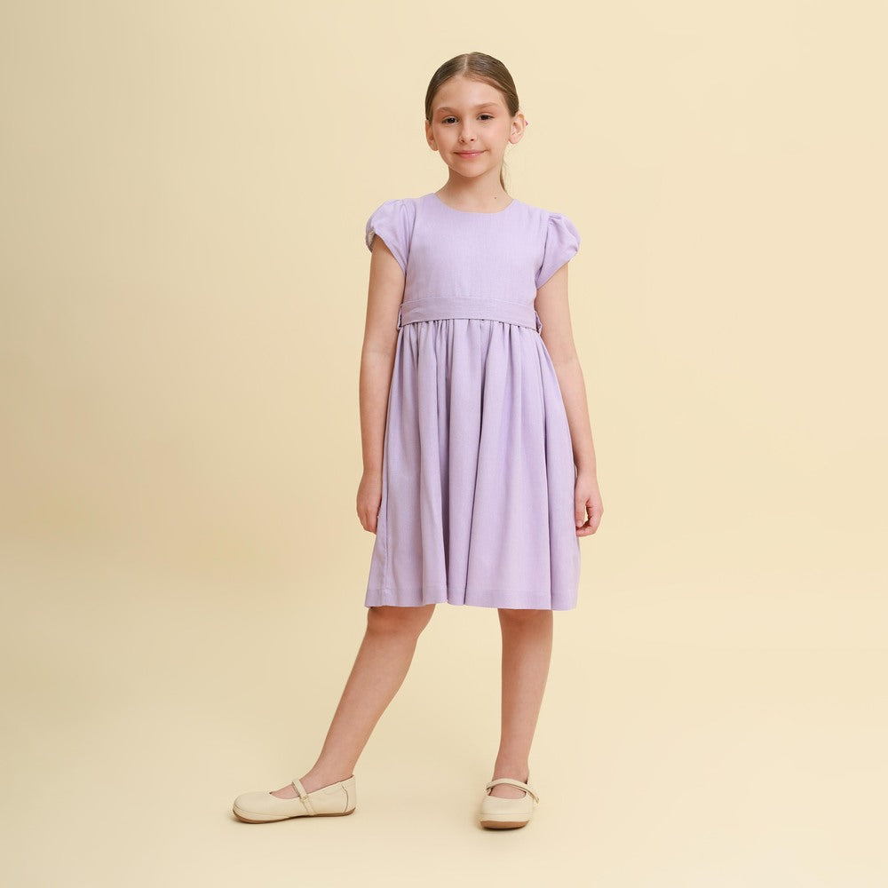 Vestido Infantil Graça Lilás