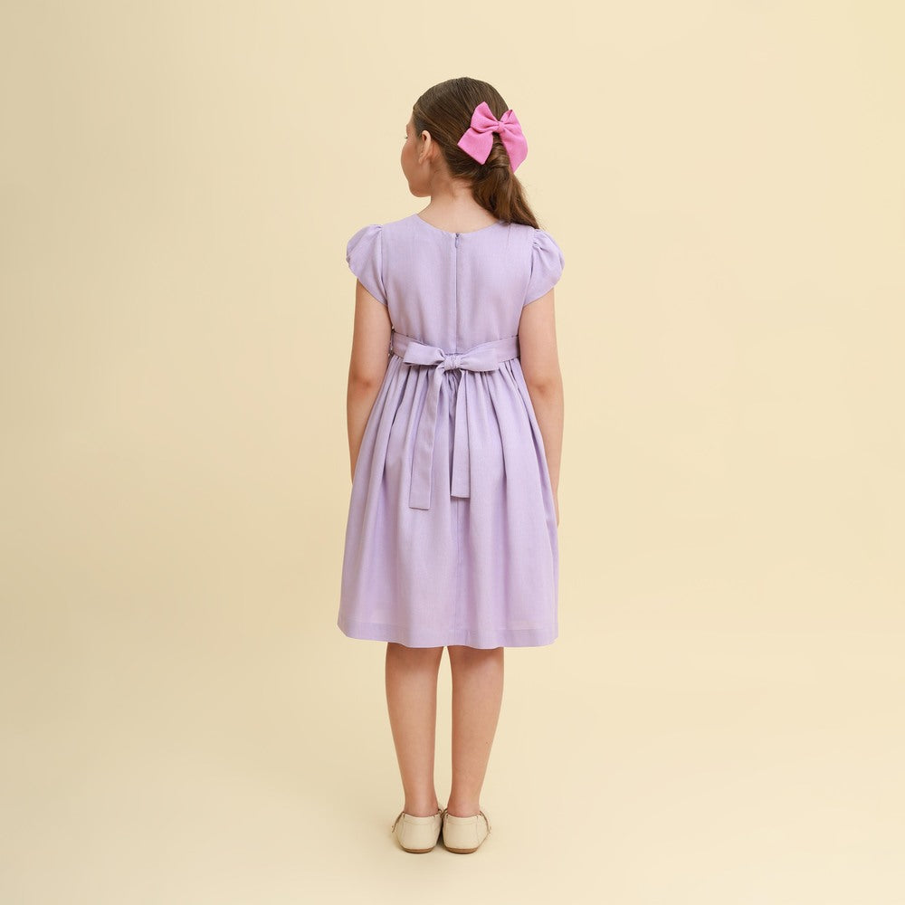 Vestido Infantil Graça Lilás