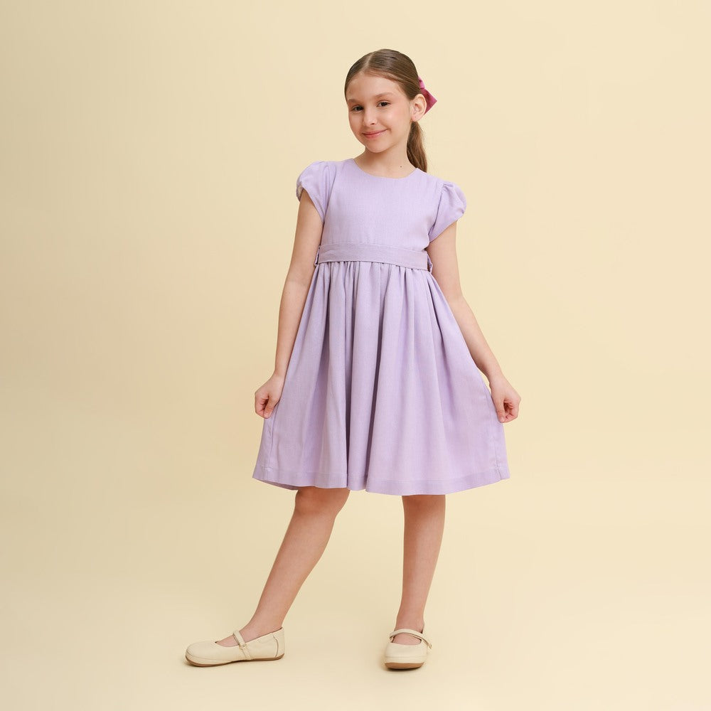 Vestido Infantil Graça Lilás