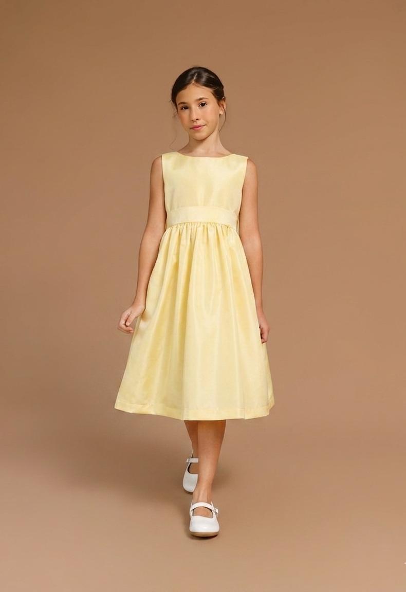 Vestido Festa Infantil Cassie Amarelo