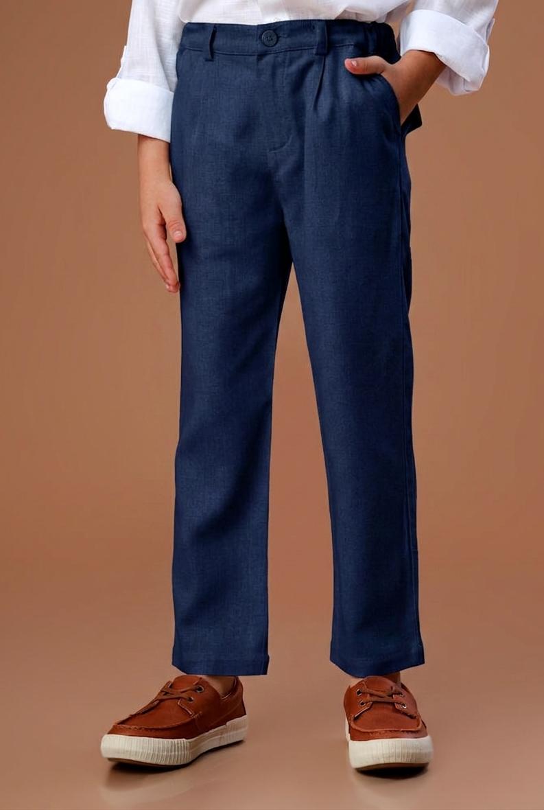 Calça Infantil Michael Viscolinho Azul Marinho
