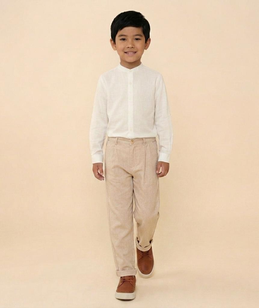 Camisa Infantil Lucca Off White