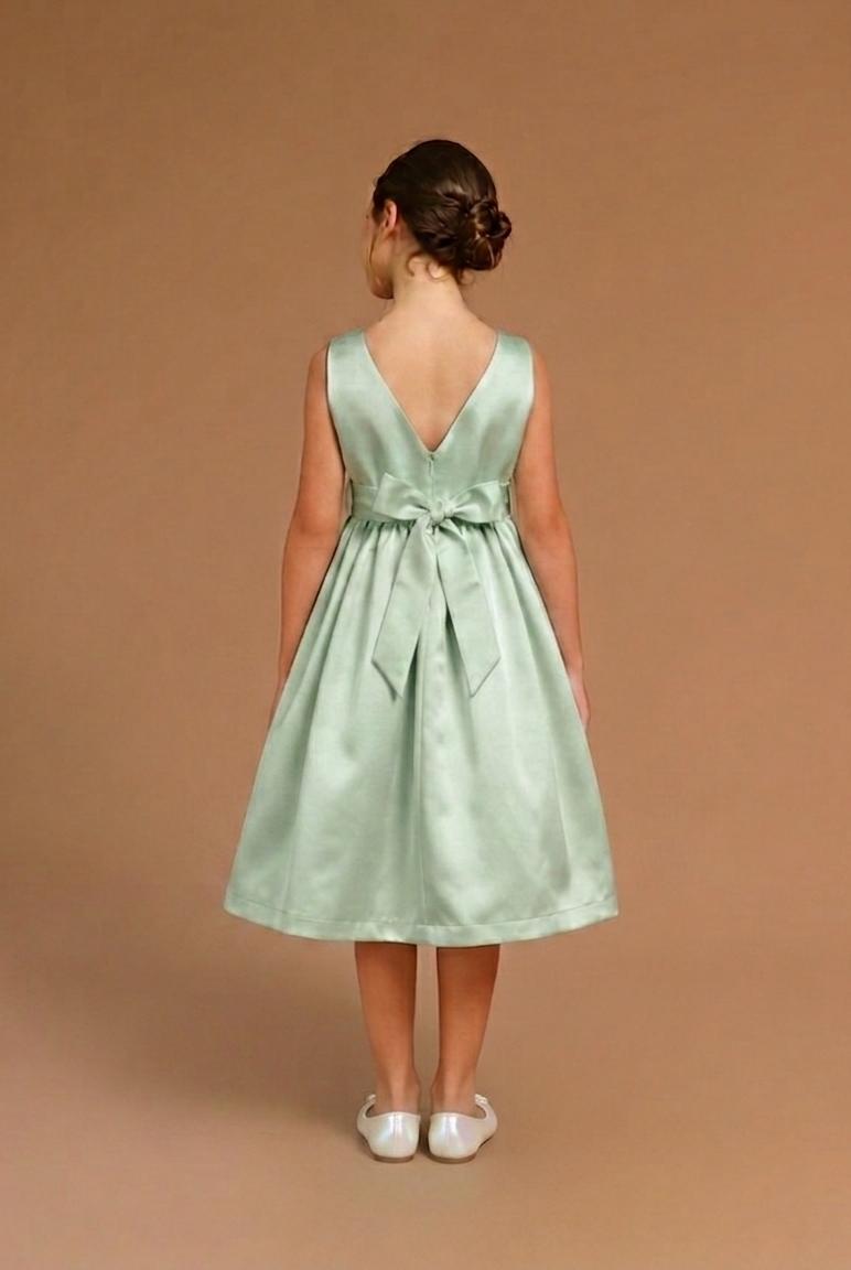 Vestido Festa Infantil Cassie Verde Celadon