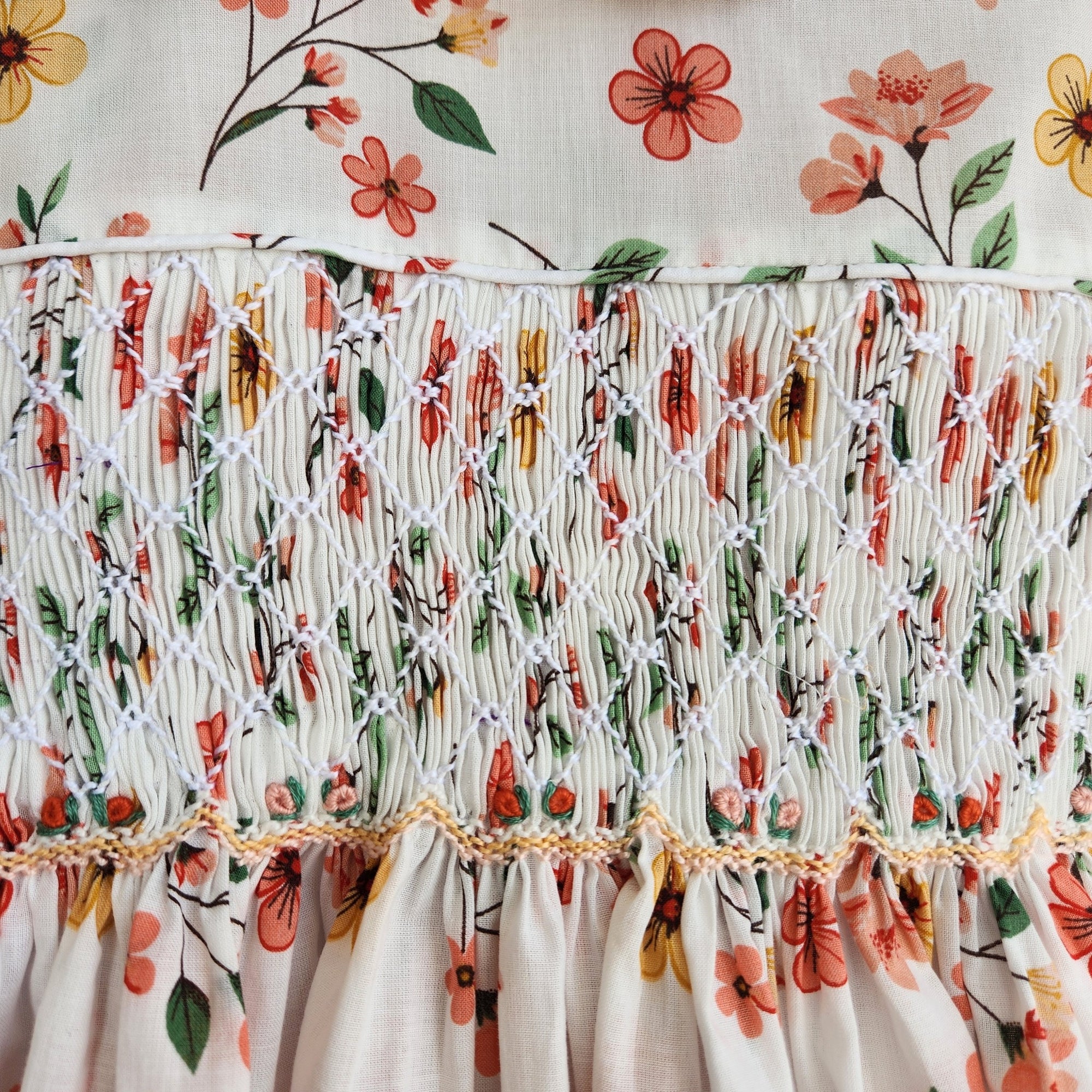 Vestido Bordado Bebê Clara Provence Branco