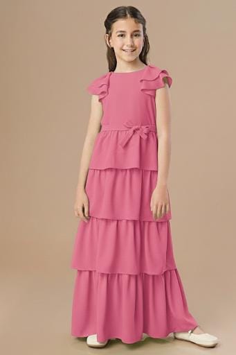 Vestido Infantil Kaya Longo Pink