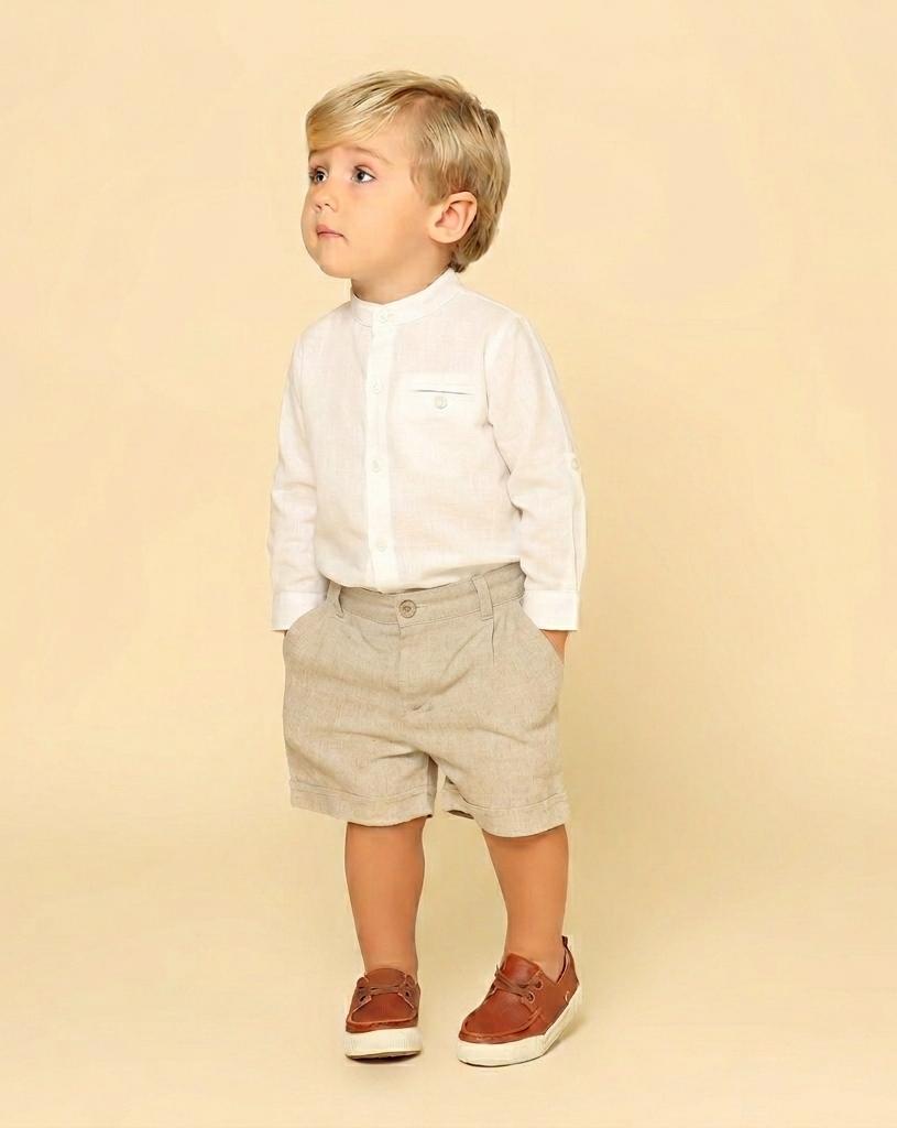 Camisa Body Bebê Lucca Branca