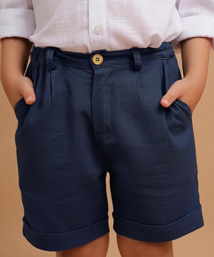 Shorts Infantil Viscolinho Azul Marinho